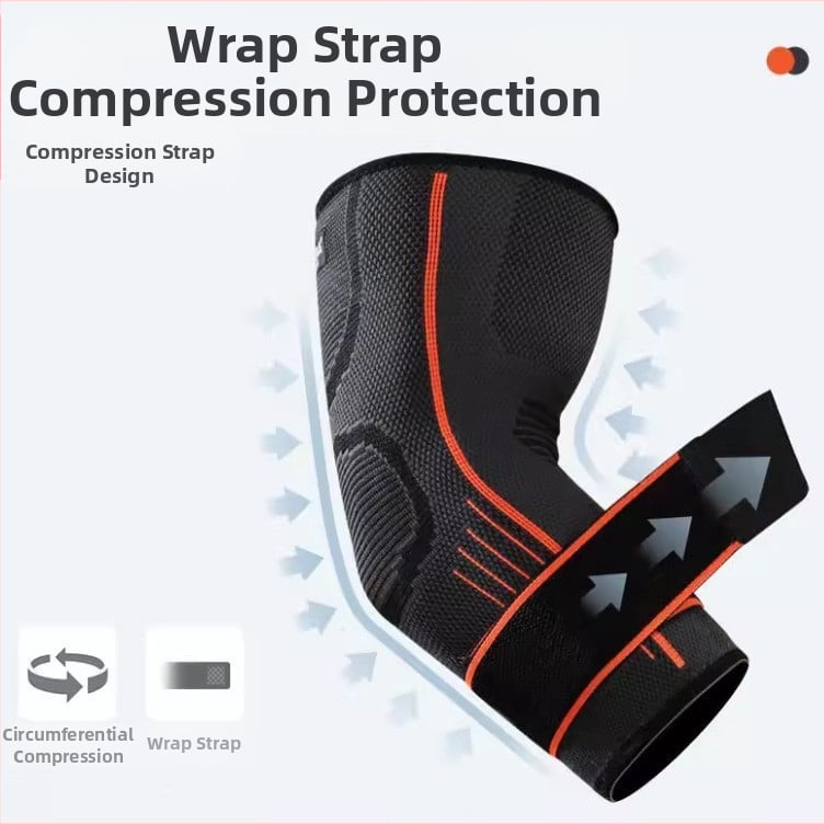 Hui Li könyökvédők – nylonból készült könyökvédő teniszezéshez, légáteresztő, nedvességelnyelő, kopásálló