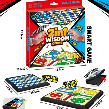 Két játékos számára készített multifunkcionális asztali játék – puzzle, szellemi fejlesztés, kéz- és agyi aktivitás, tic-tac-toe kártyák