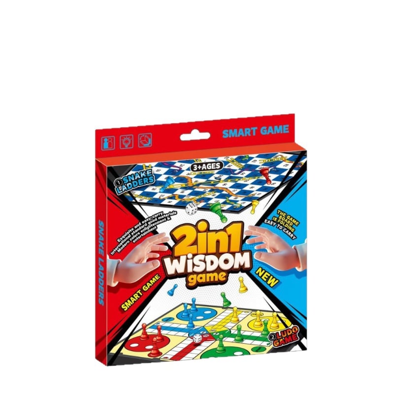 Két játékos számára készített multifunkcionális asztali játék – puzzle, szellemi fejlesztés, kéz- és agyi aktivitás, tic-tac-toe kártyák