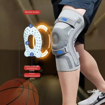 Térdvédők – patelláris szalag védelem, nylon, CN03 modell, universal használat, súly 200–250 g