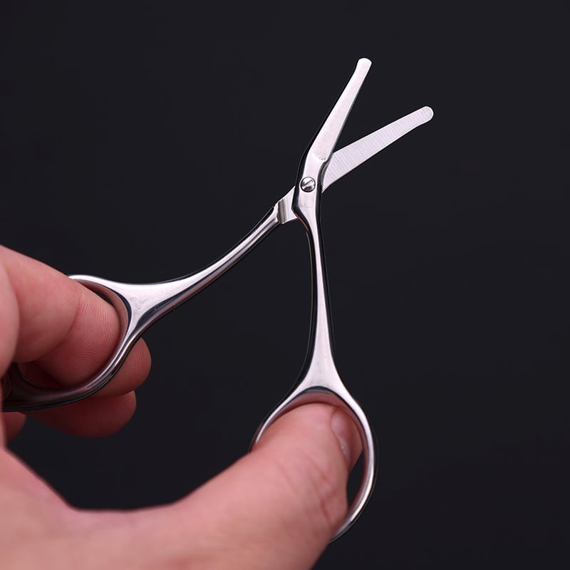 Orrszál-nyíró olló kerek fejű, rozsdamentes acélból, biztonságos kialakítás, márka Jinfengchuang, 21 g, Yangjiang eredetű