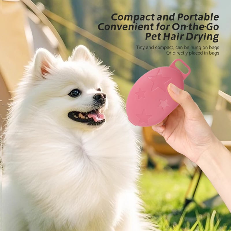 Állatszőr eltávolító kefe - műanyag, kerek fésű, hosszú szőrű macskáknak, Nothing