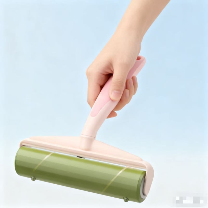 Kicserélhető szöszmentesítő tekercs – eltávolítja a háziállatok szőrét a kanapéról és ruházatból; műanyag test; modern minimalista dizájn; bevezetve 2017 télen.