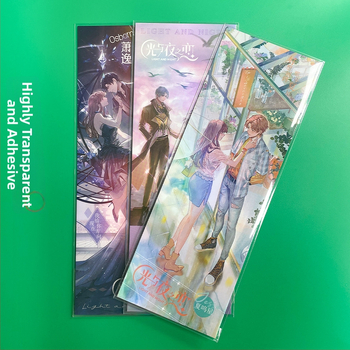 Prozirna debela samoljepljiva zaštitna vrećica za karte; skladištenje i zaštita Light and Night Love i Idolish7 kolekcija.