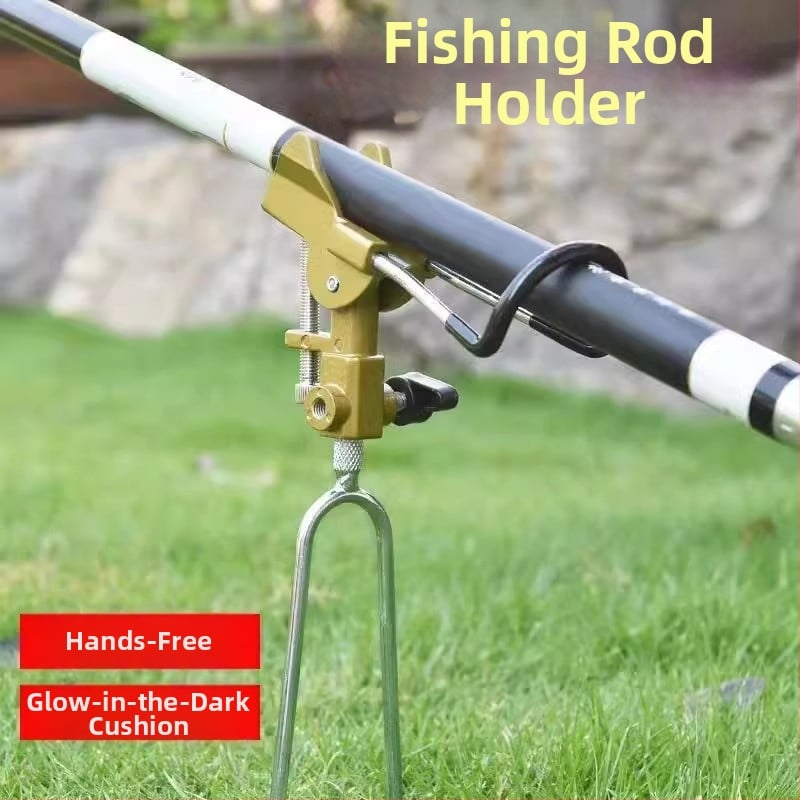 Rozsdamentes acélból készült tengeri horgászbot-tartó állvány — földre szerelhető, nem forog, nem hajtogatható, nagyobb zsákmányokhoz