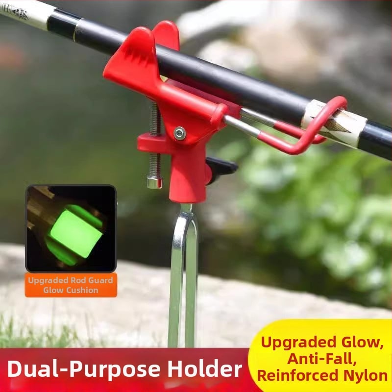 Rozsdamentes acélból készült tengeri horgászbot-tartó állvány — földre szerelhető, nem forog, nem hajtogatható, nagyobb zsákmányokhoz