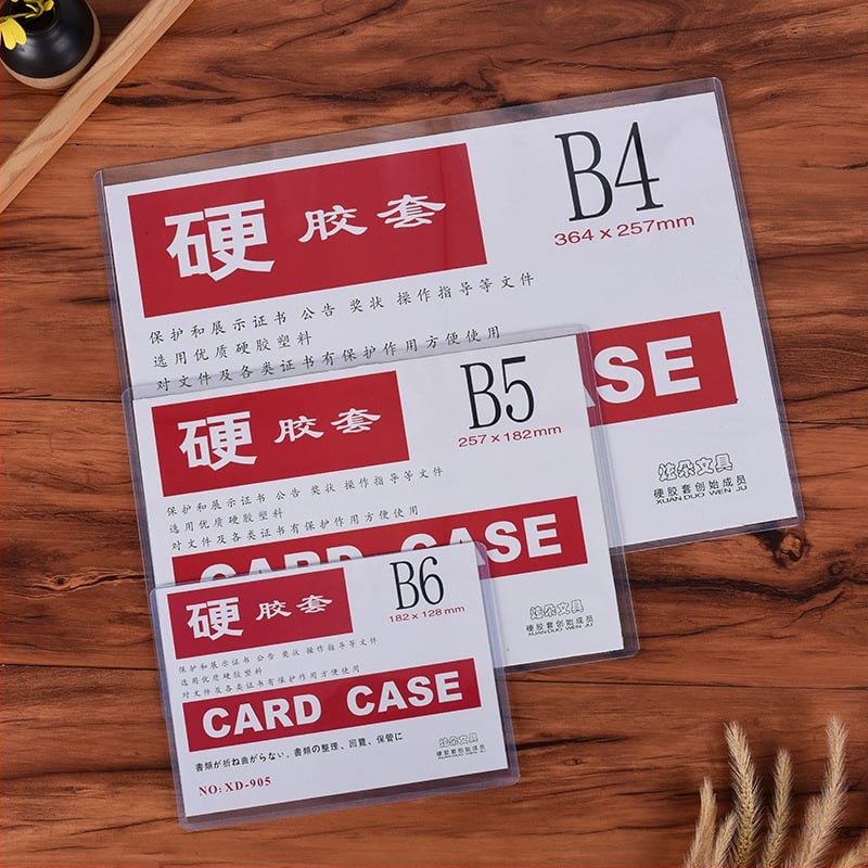 PVC átlátszó azonosító kártyatartó, modell 001, márka Dazzling flowers, nyomtatott logó, testreszabás elérhető