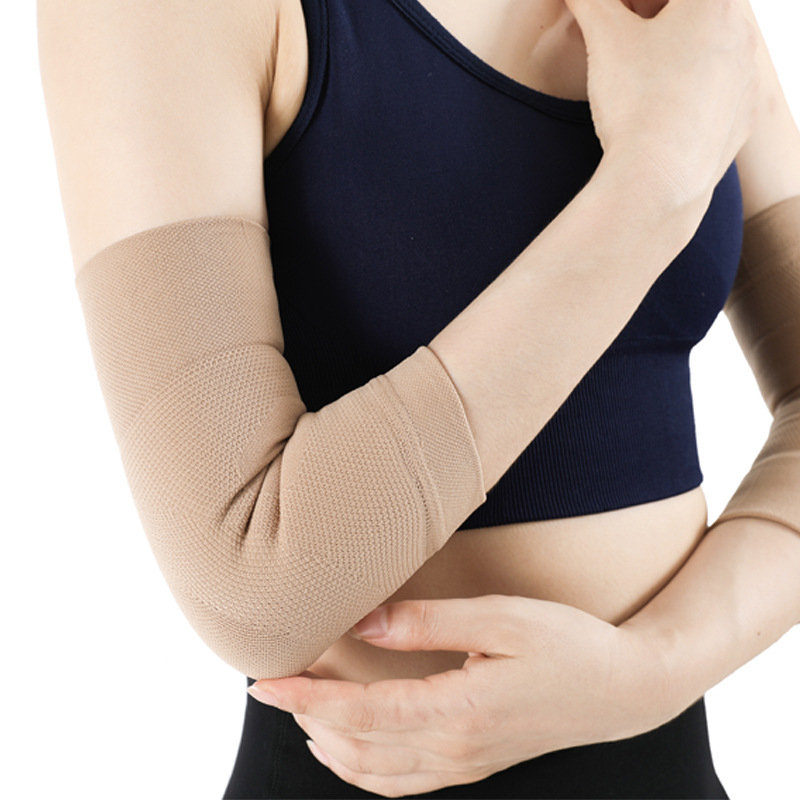 Könyökvédő ujj spandex/nylonból, rövid stílus, univerzális illeszkedés, kosárlabdára és futásra