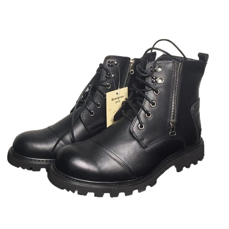 Martin bakancsok - magas szárú tehénbőrből készült csizma, gumírozott talp, bőr orrvédő és belső bőrbélés