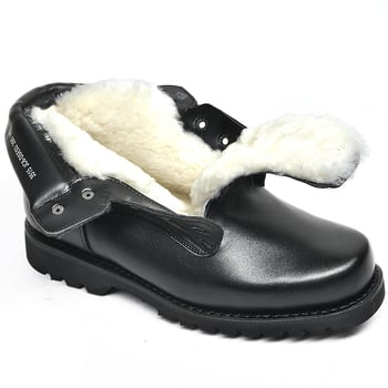 Martin csizmák - bőr felső rész, belső gyapjú, téli magas szárú bakancs, négyszögletes orr, gumírozott talp