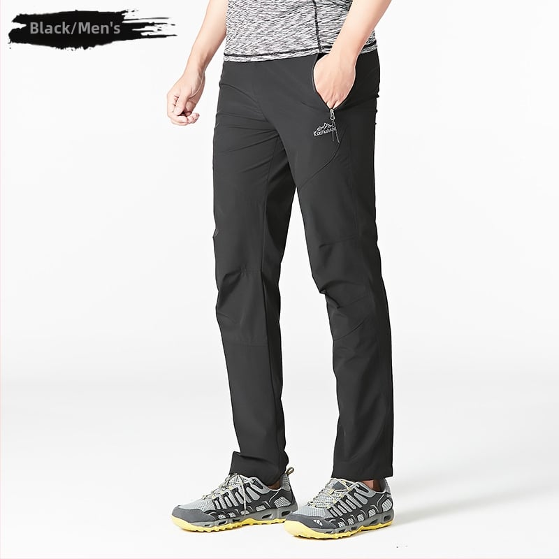 Kényelmes nadrág Gore-Tex anyagból, magas derekú, egyenes szárú, koreai stílus