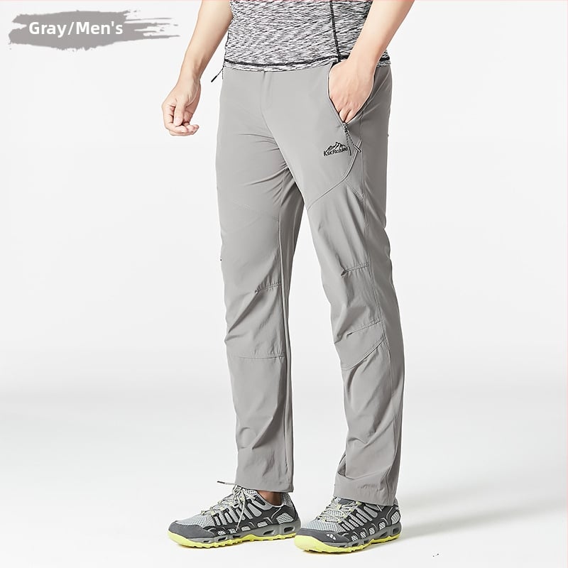 Kényelmes nadrág Gore-Tex anyagból, magas derekú, egyenes szárú, koreai stílus