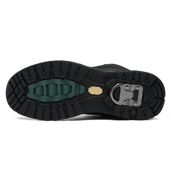 Férfi Martin bakancs - téli, felső része valódi marhabőrből, középmagas, katonai stílus, kerek orr, gumírozott talp