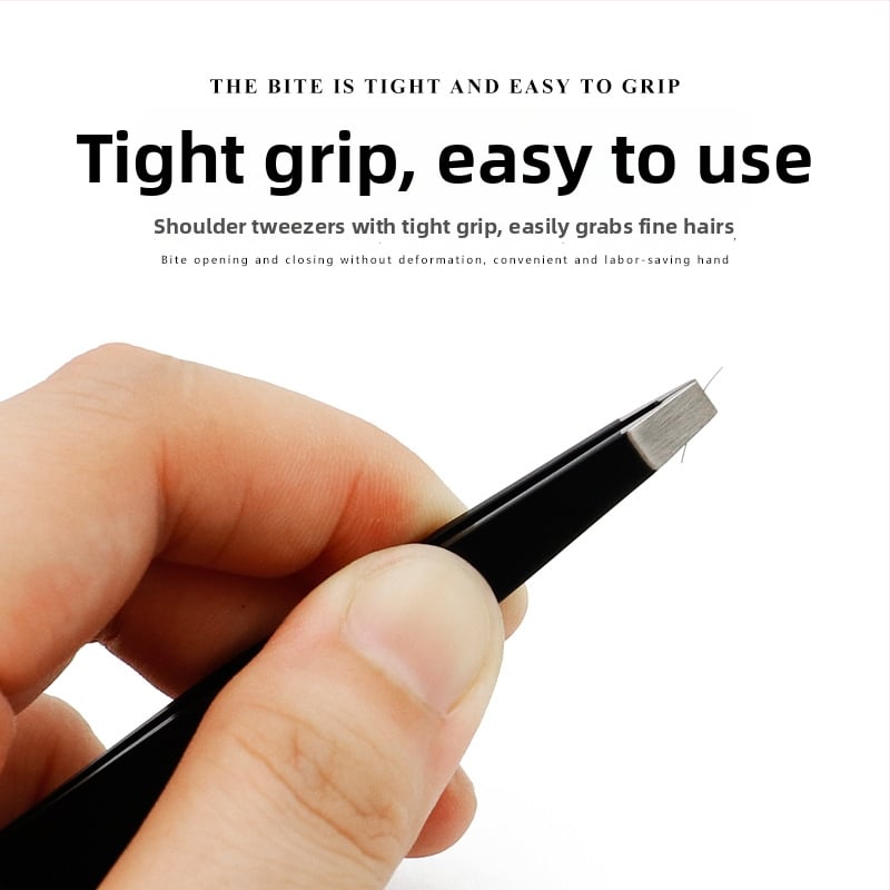 Rozsdamentes acél szemöldökcsipesz készlet, 4 darabos: szemöldökcsipesz, szemöldökolló és vágóeszközök