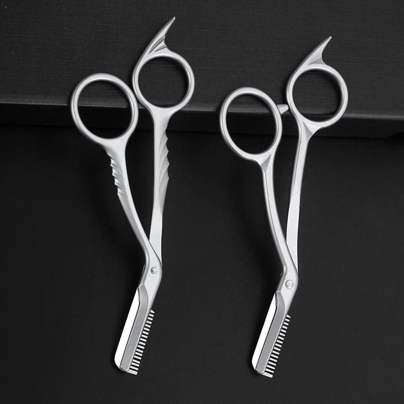 Baifei Kétfunkciós szemöldökolló, rozsdamentes acélból, modell H10/H15, szemöldökolló és fésű, nemzetközi export