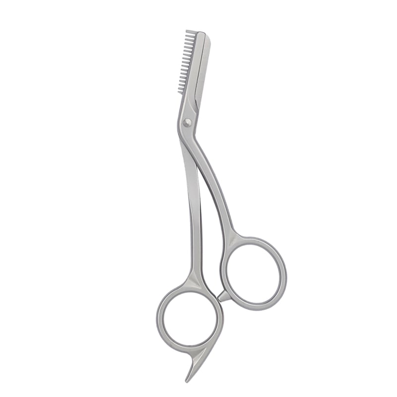 Baifei Kétfunkciós szemöldökolló, rozsdamentes acélból, modell H10/H15, szemöldökolló és fésű, nemzetközi export