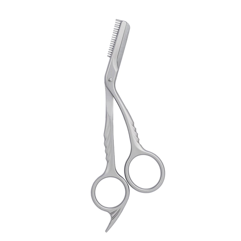 Baifei Kétfunkciós szemöldökolló, rozsdamentes acélból, modell H10/H15, szemöldökolló és fésű, nemzetközi export