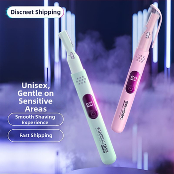 Pánsky elektrický grooming set — USB dobíjateľný, multifunkčný holiaci strojček pre obočie, telo a podpazušie; ABS, umývateľný, hmotnosť 60 g