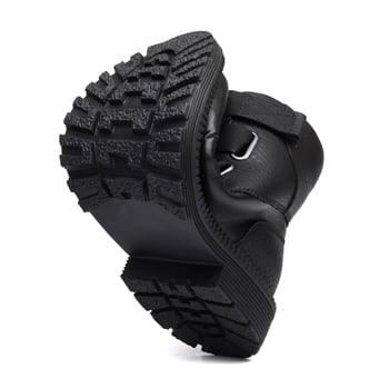 Martin csizmák férfiaknak, valódi bőr felsőrész, gumitalp, csúszásmentes, meleg téli csizma.