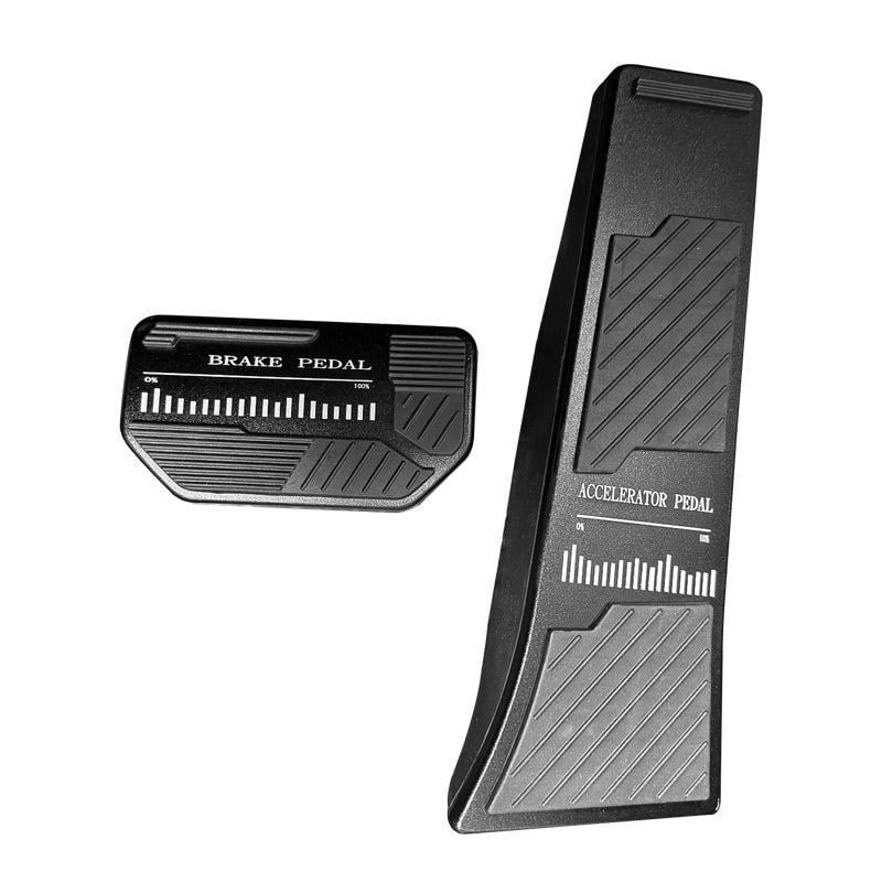 Alumíniumötvözetből készült anti-slip pedálvédők gyorsító- és fékpedálokhoz, Leapmotor C10/C11-hez, belső módosítási alkatrészek