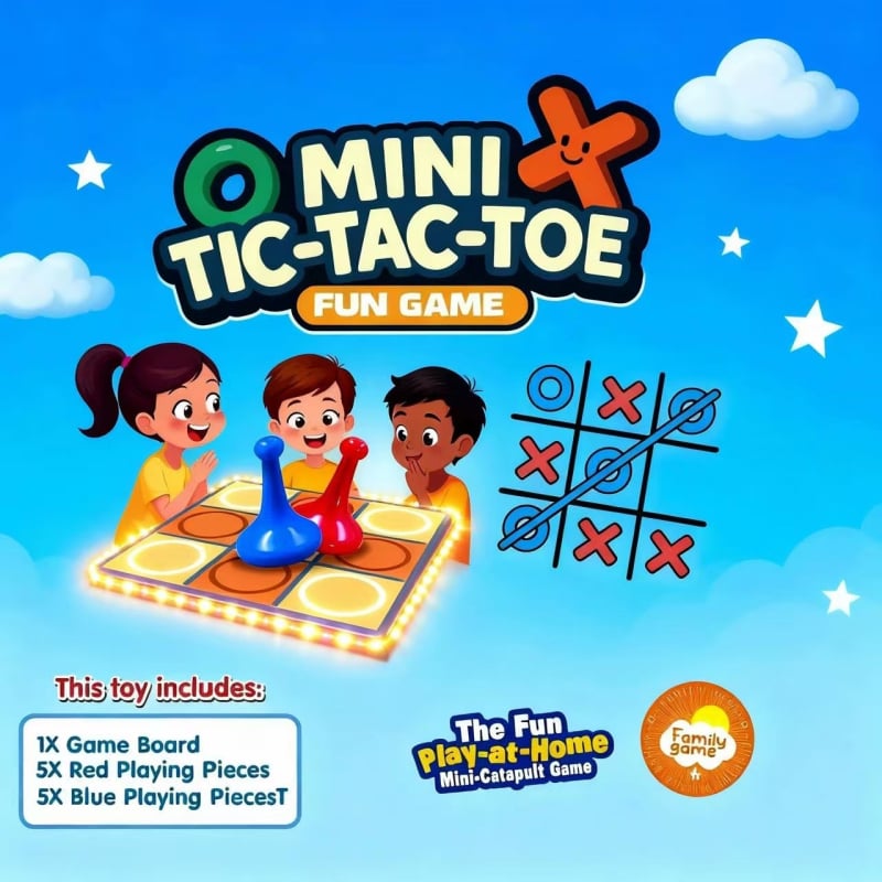 Gyerekeknek szóló mini sakk asztali játék, oktató és hordozható (Anyag: műanyag; Használat: beltéri; Korosztály: 4–14 év)