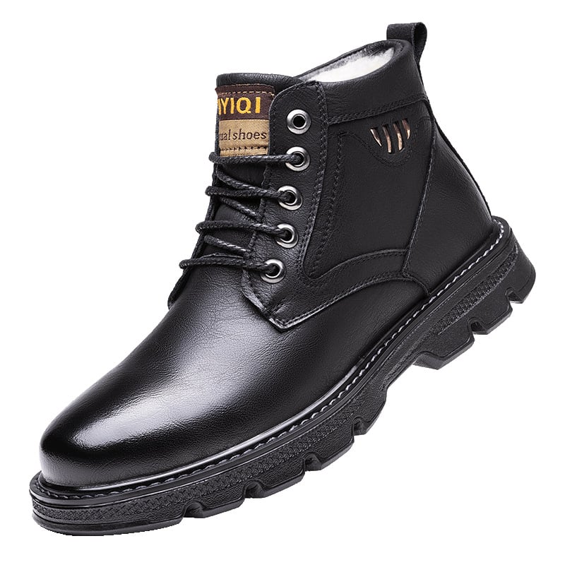 Martin téli bakancs, felső rész kettős marhabőr, talp gumitalp, belső gyapjú-kasmír bélés, talpbetét mű gyapjú, csúszásmentes és meleg