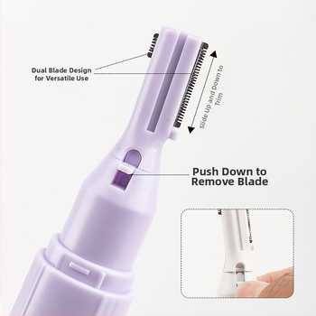 Zastrihávač obočia USB, ABS telo, elektrický, pre domáce použitie, univerzálny