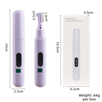 Zastrihávač obočia USB, ABS telo, elektrický, pre domáce použitie, univerzálny