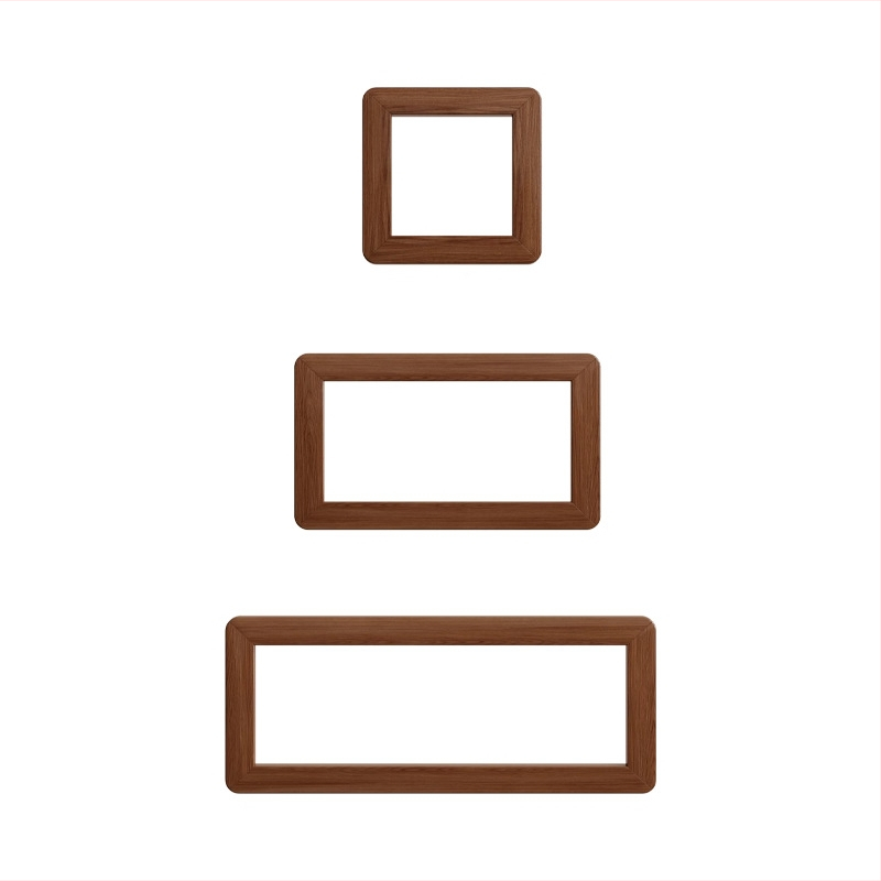 Drevená rámová ochrana vypínača – moderný minimalistický štýl (Materiál: buk; Kategória: nálepka na vypínač; Priestory: obývačka, spálňa, študovňa, reštaurácia, kúpeľňa, vstup, balkón, komerčné miesto, Iné)