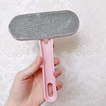 Kétoldalas elektrosztatikus szöszmentesítő kefe lepedőkért és plédeikért, állati szőr eltávolító, ruhák poroló – Anyag: műanyag • Márka Nah • Megjelenés: 2017 tavaszán