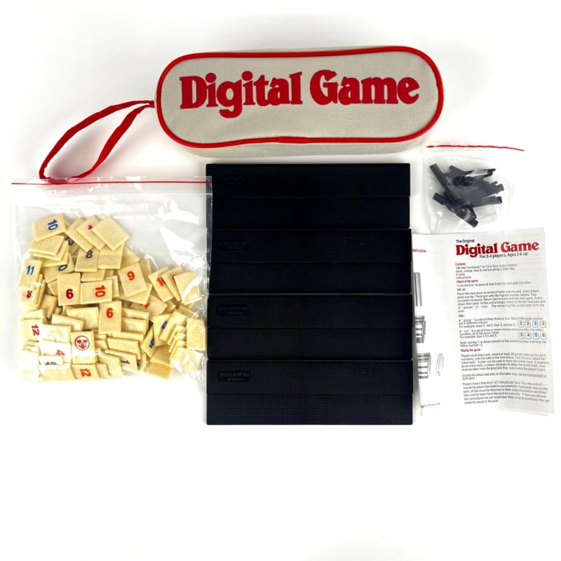 Digitális Mahjong társasjáték, műanyagból, kategória: sakk, csomagolás: zacskóban, 14 éves kortól