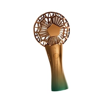 Μίνι επαναφορτιζόμενος USB χειροκίνητος ανεμιστήρας για το Παγκόσμιο Κύπελλο Ποδοσφαίρου, φορητός εξωτερικός επιτραπέζιος ανεμιστήρας, 3 ταχύτητες, ενσωματωμένη μπαταρία 300–500 mAh, χαμηλός θόρυβος 45–50 dB