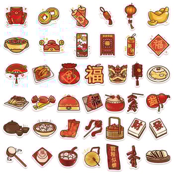 80 darabos vízálló ragasztós matrica készlet DIY naplóhoz és telefonházhoz, nyomtatott dizájn, aranyos stílus, Shengqi