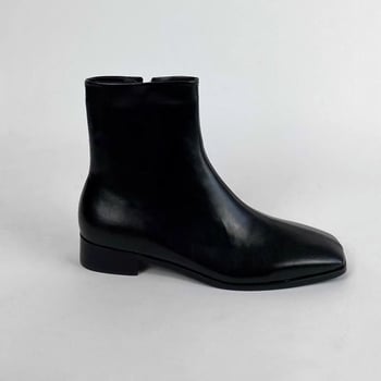 Férfi Chelsea csizmák – mikroszálas bőr felső rész, PU belső talp, középmagas lábszár, platformos talp