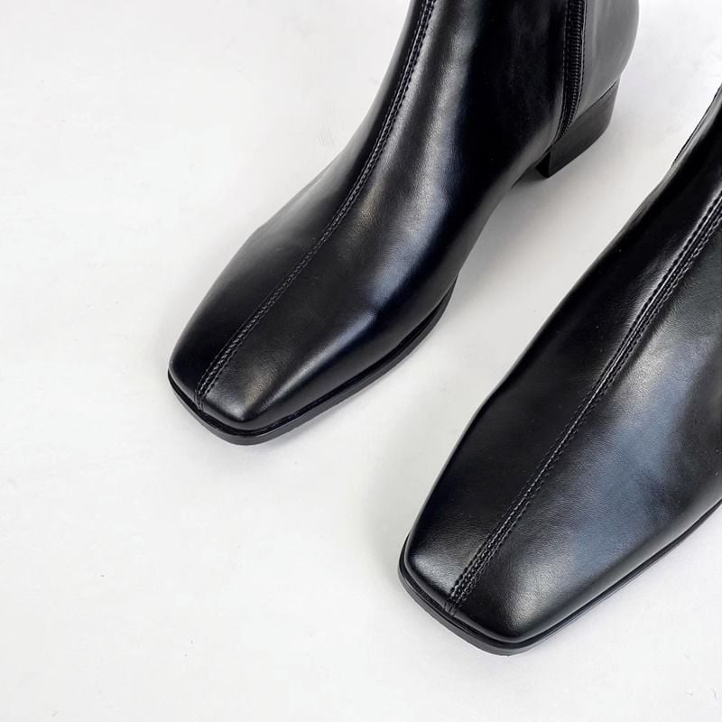 Férfi Chelsea csizmák – mikroszálas bőr felső rész, PU belső talp, középmagas lábszár, platformos talp