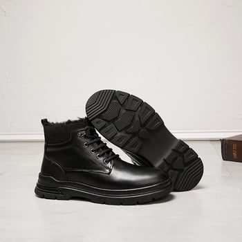 Martin csizmák első réteg marhabőrből, gyapjú belső bélés, gumitalp, magas szár, vastag talp