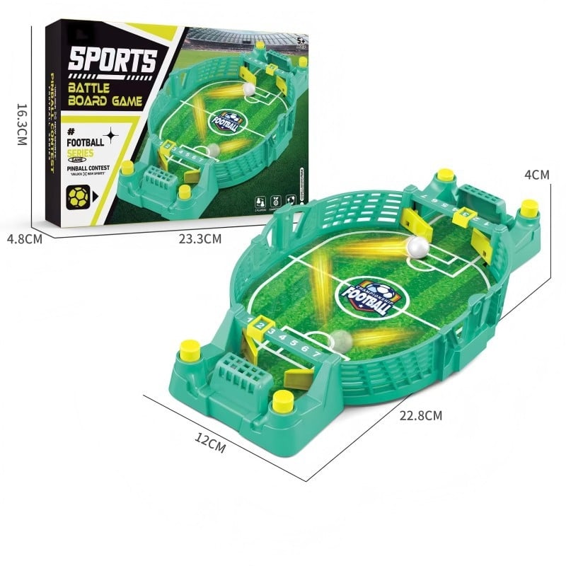 Asztali futball- és kosárlabda játék gyerekeknek — oktatási, interaktív, fejleszti szem-kéz koordinációt, két játékos számára, műanyag kivitel