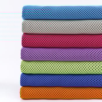 Fittnesz és jóga hűsítő törölköző, gyorsan száradó és hűsítő, hordozható edzőtermi kiegészítő, Jie Yan márka; anyag: poliészter rost; csomagolás: 2 db; alkalmas jóga