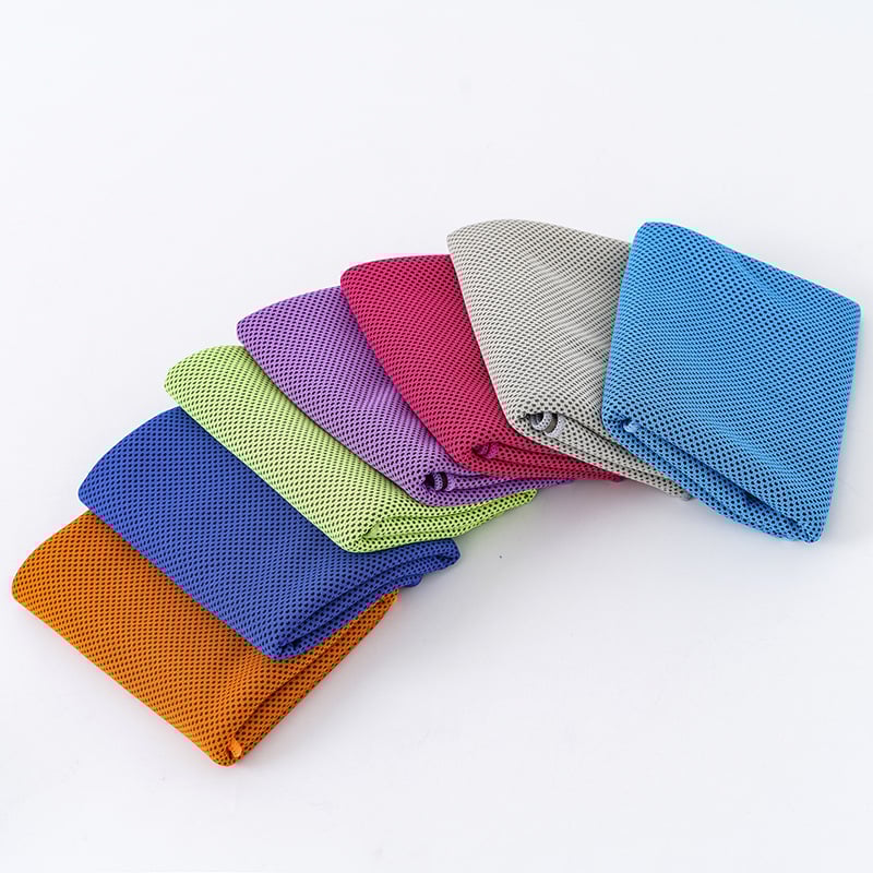 Fittnesz és jóga hűsítő törölköző, gyorsan száradó és hűsítő, hordozható edzőtermi kiegészítő, Jie Yan márka; anyag: poliészter rost; csomagolás: 2 db; alkalmas jóga