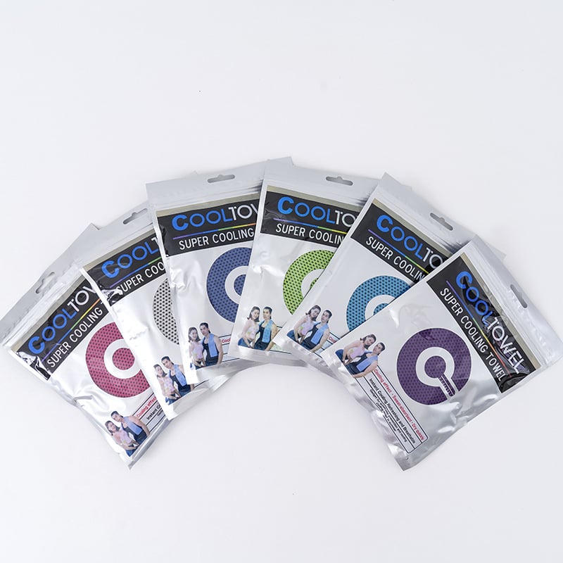 Fittnesz és jóga hűsítő törölköző, gyorsan száradó és hűsítő, hordozható edzőtermi kiegészítő, Jie Yan márka; anyag: poliészter rost; csomagolás: 2 db; alkalmas jóga