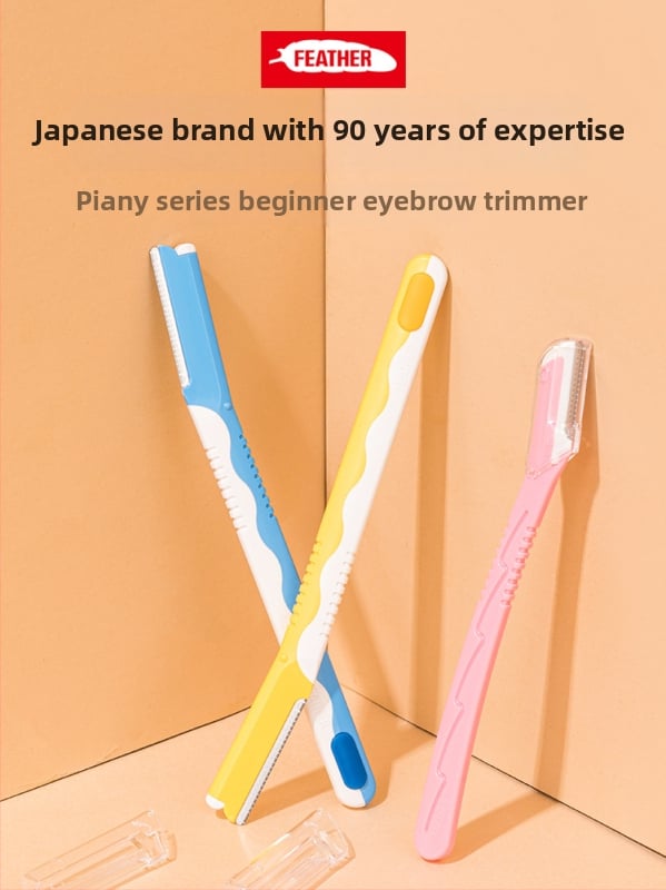 FEATHER szemöldök-kés, modell piany eyebrow knife, hosszú élettartam, minden bőrtípushoz megfelelő.