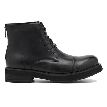 Férfi Chelsea csizma, felső rész top-grain marhabőr, középmagas szár, hátoldali cipzár, kerek orr, kompozit talp