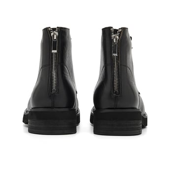 Férfi Chelsea csizma, felső rész top-grain marhabőr, középmagas szár, hátoldali cipzár, kerek orr, kompozit talp