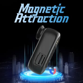 Ujjkamera WiFi-vel és magnetes töltőkészlettel, 1080P, TF-kártya, városi bringázáshoz