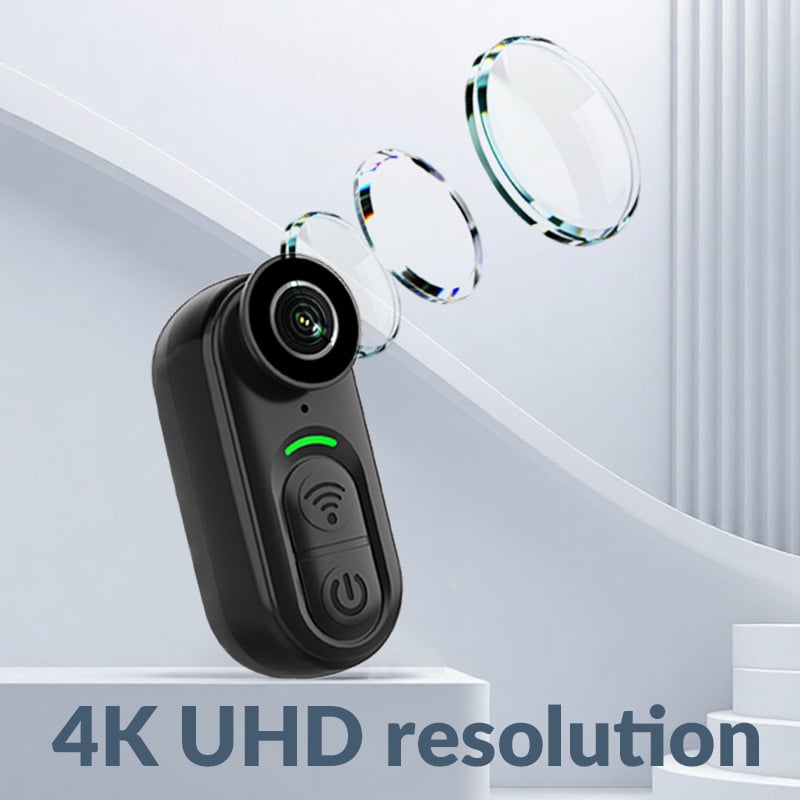 Ujjkamera WiFi-vel és magnetes töltőkészlettel, 1080P, TF-kártya, városi bringázáshoz