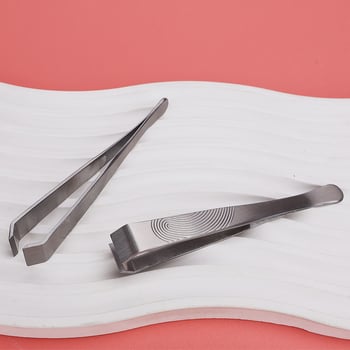 Szemöldökcsipesz magas pontosságú, 430 rozsdamentes acélból, többfunkciós fogó