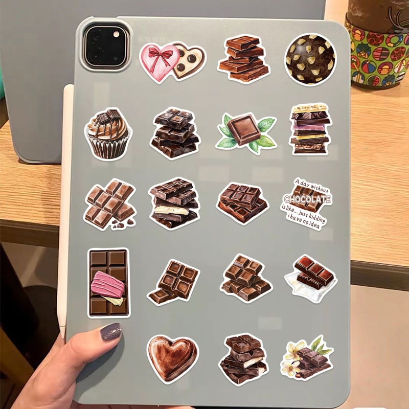 50 db matrica, vízálló; telefontokokhoz, naplókhoz és iroda kellékekhez; aranyos stílus; nyomtatott kivitel