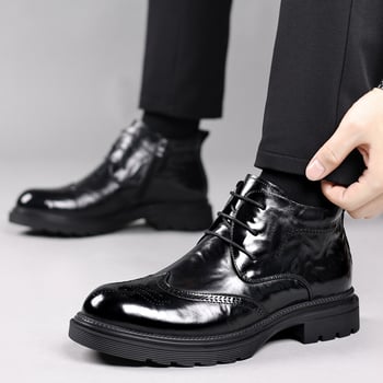 Martin csizmák - Első réteg marhabőr felsőrész, gumitalp, műszőr belső, alacsony sarok 1–3 cm