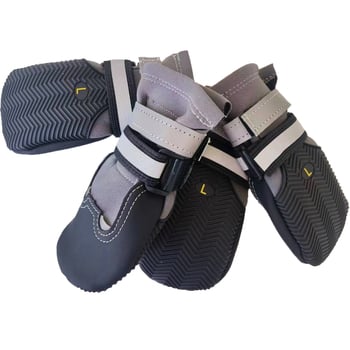 PU anyagú kutyacipő, lágy talppal, vízálló, csúszásmentes, fényvisszaverő