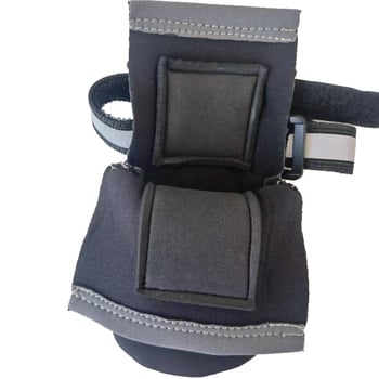 PU anyagú kutyacipő, lágy talppal, vízálló, csúszásmentes, fényvisszaverő